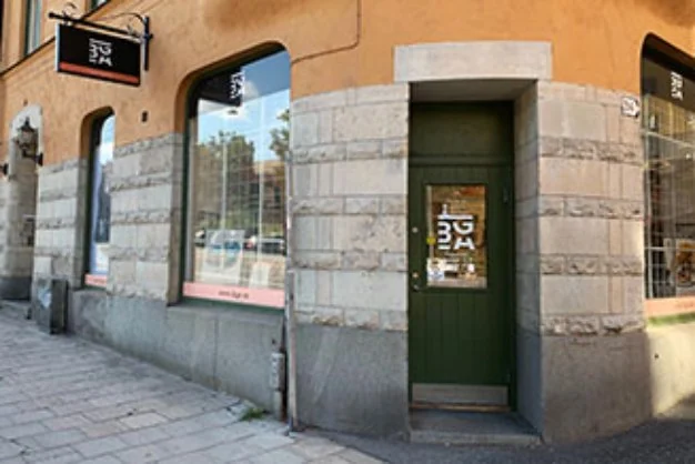 BGA Videos butik på Östermalm i Stockholm, Valhallavägen 36